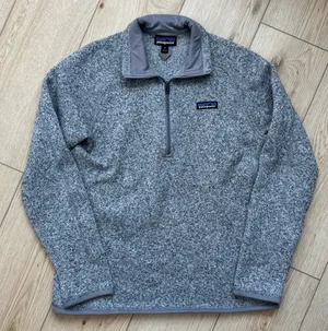 Patagonia Gray Better Sweater 1/4 zip thumbnail 1