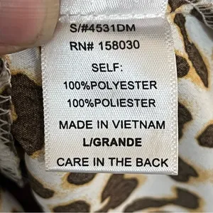 Women's Love Tree Leopard Print Strappy Sleeve Summer Slip Dress Size Large‎ thumbnail 6