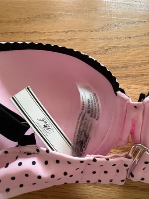 Frankie’s Bikinis Pink Polka Dot Two-Piece Swim Set thumbnail 6