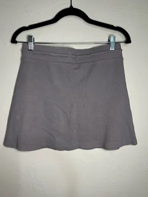 Sunday‎ Best Waffle Knit Lavender Pull On Mini Skirt Purple thumbnail 7