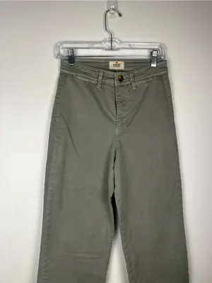 Marine‎ Layer olive Green Bridget Crop Pant Women’s Sz 4 thumbnail 4