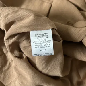 Cami NYC Owen Linen Cotton Blend Relaxed Blazer Jacket Butterscotch Brown XS thumbnail 6