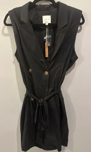 Love Tree Linen Romper thumbnail 1