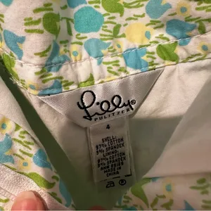 Lilly Pulitzer Vintage White Label Floral Tulip Skort - Size 4 thumbnail 3