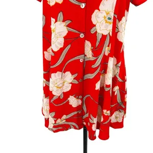 Show Me Your Mumu Bennett Babydoll Dress Southern Red Pebble Floral Size‎ Small thumbnail 5