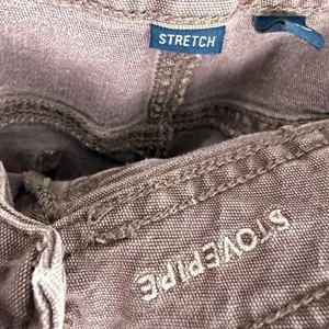 American Eagle Stretch Stovepipe Pant Brown High Waist Twill Earthy Size 00 thumbnail 9