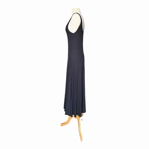Marine Layer Lexi Rib Fit & Flare Midi Dress Black Medium NWT thumbnail 11
