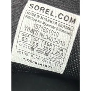 Sorel Out N’ About Plaid Buffalo Check Black Red Ankle duck Boots Lace up 8.5 thumbnail 6