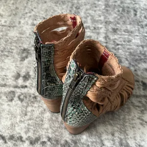 Freebird by Steven Bela Taupe Multi Turquoise thumbnail 5