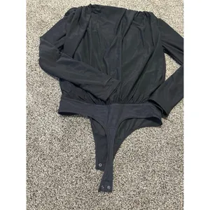 Abercrombie Fitch Black Long Sleeve Bodysuit Small thumbnail 13