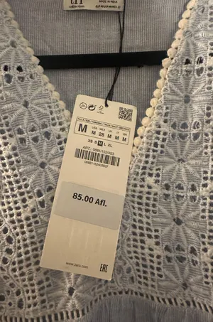 ZARA Eyelet Dress thumbnail 3