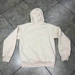 TALENTLESS Beige Pullover Hoodie Sweatshirt Graphic Print Casual Preppy Sz M thumbnail 12