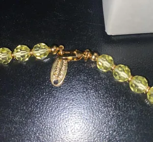 Vivienne Westwood Messaline gold-tone brass crystal-embellished choker Necklace thumbnail 9