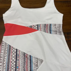 EleVen by‎ Venus Williams Drill Tank Top In Aztec Goddess Print Size Small thumbnail 4