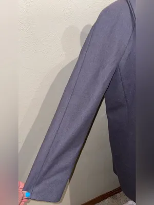 J.Crew Women’s Size 6 Purple Gray Wool Blend Double Breasted Peacoat Jacket Coat thumbnail 6