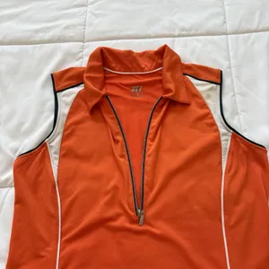 Tail‎ Polo Tank Top Womens Small Orange Golf Tennis Pickleball Preppy Outdoor thumbnail 5