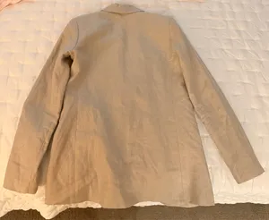 Amanda Uprichard linen blazer in size M - worn once! thumbnail 4