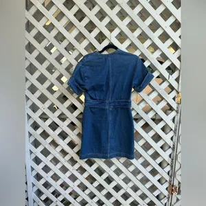 ⭐️Free People Dream On Denim Mini Dress thumbnail 7
