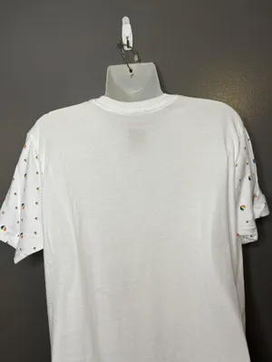 Care Bears Shirt Womens Medium White Cheer Bear Rainbow Graphic Tee Cartoon thumbnail 7