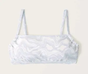 Abercrombie & Fitch Curve Love Straight Neck Swim Top and High Leg Cheeky Bottom thumbnail 1