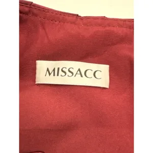 MISSACC Maxi Gown Size‎ 10 Cabernet Pleated Flutter Sleeve Floral Applique NWT thumbnail 6