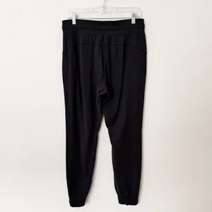 [Lululemon] Black On Track Jogger Pants Full Length High Rise Comfortable Sz 10 thumbnail 3