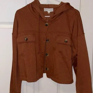 Hippie Rose Cropped brown jacket thumbnail 1