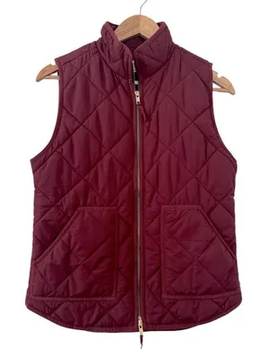 J.Crew Mercantile Quilted Vest EUC thumbnail 1