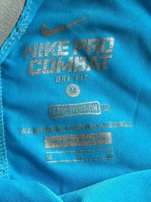 Nike Pro Combat Dri-FIT Women M Blue Compression Training Shorts Activewear thumbnail 5