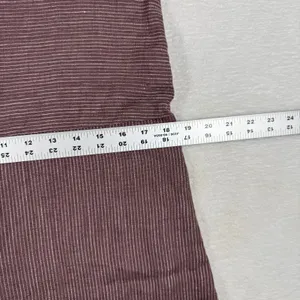 Garnet Hill Womens 0 Plum Striped 100% Linen Drop Waist Shift Dress 45889 thumbnail 4