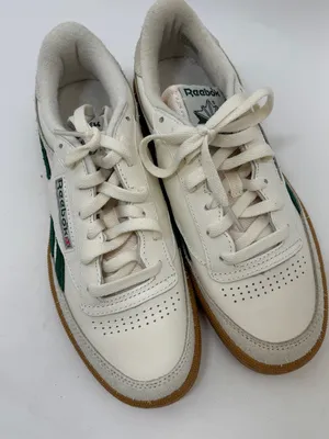 Madewell x Reebok® Unisex Club C Revenge Sneakers Chalk Dark Green W 8.5 M 7 thumbnail 3