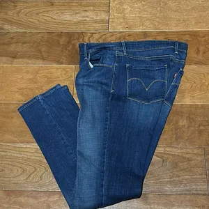 Levi’s Women blue five pocket jeans thumbnail 1