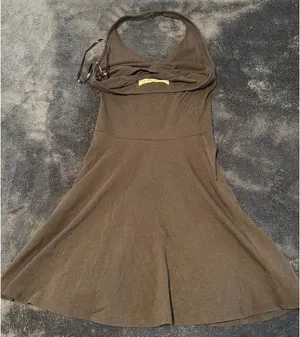 Abercrombie Mini Halter Dress Summer Black XS thumbnail 3