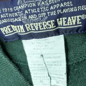 Vintage Champion Reverse Weave Hunter Green Sweatshirt Size‎ Medium thumbnail 6