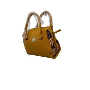 Harry Potter Hufflepuff Hogwarts Bucket Handbag Yellow/ Plaid. NWT thumbnail 6
