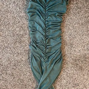 Green Shimmer Mini Dress thumbnail 2