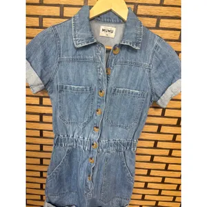 Show Me‎ Your Mumu Cannon Denim Romper Size XS thumbnail 3