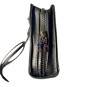 Spirit Halloween Book of Spells Adjustable Crossbody Bag Purple & Black Zip Top thumbnail 9