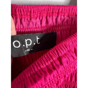 Anthropologie o.p.t Tuscany Dress Size Medium‎ Magenta Cotton Midi thumbnail 5