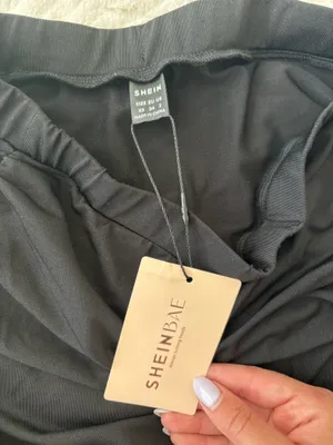 Black Fitted Shein Skirt Mini thumbnail 5