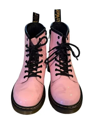 Dr Martens Junior 1460‎ Lace Up Boots Patent Leather thumbnail 1