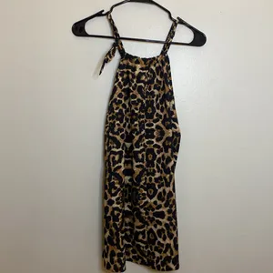 Sheilay Cheetah Print Tank Top Black thumbnail 3