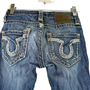 Big Star Women's Jenae Distressed Skinny Jeans Size 24R thumbnail 5