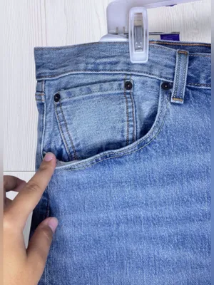 Levi's 501 High Rise Raw Hem Straight Leg Jeans | Light Wash thumbnail 6