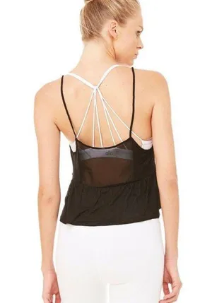 Alo Black Flutter Tank thumbnail 2