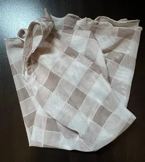 Checkered Mesh Crop Top Tan thumbnail 5