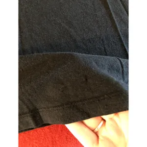 Black casual v-neck short sleeve t-shirt thumbnail 3