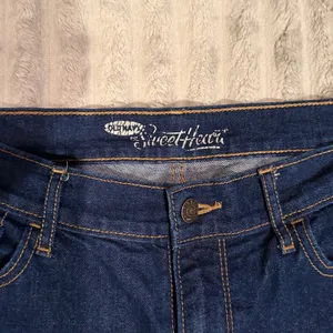 Old Navy The Sweetheart Dark Wash Denim Capris Jeans Blue Size 6 Regular thumbnail 3