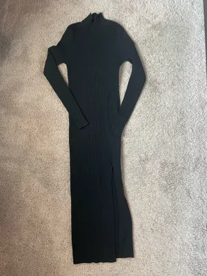 Wilfred Aritzia Alchemy Dress Ribbed Midi S thumbnail 2