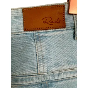 Rails Women's Getty Crop High Rise Wide Leg Jeans Light Wash Blue Size 27 Denim thumbnail 9